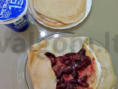 Blynų tortas su vyšniomis Žingsnis 14