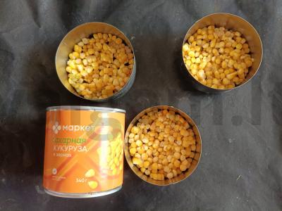 Kukurūzai su sūriu Žingsnis 1