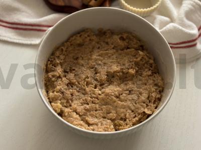 Vegetariški obuolių keksiukai su razinomis Žingsnis 8