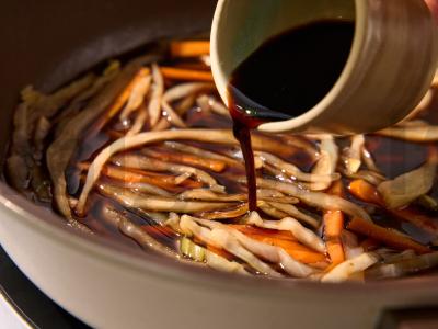 Nudegos su krevetėmis ir daržovėmis Žingsnis 5