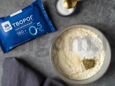 Vafliai su varške ir cukinijomis Žingsnis 2