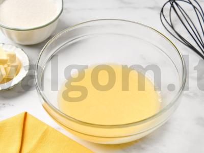 Obuolių keksiukas su traškia plutele Žingsnis 3