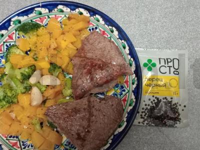 Jautienos steikai su moliūgo ir brokolių garnyru Žingsnis 8