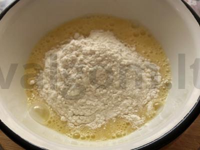 Tofu, apkeptas tešloje Žingsnis 2