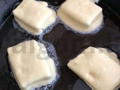 Tofu, apkeptas tešloje Žingsnis 8