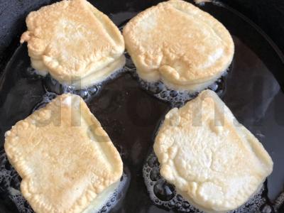 Tofu, apkeptas tešloje Žingsnis 9