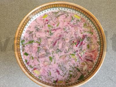 Vegetariškas burokėlių sriuba per 20 minučių Žingsnis 7