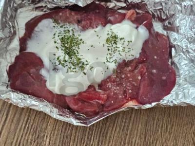 Vištienos kepenėlės grietinėje su sūrio plutele Žingsnis 2