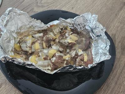 Vištienos kepenėlės grietinėje su sūrio plutele Žingsnis 5