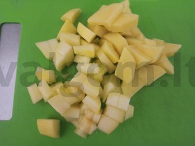 Kepta moliūgų su daržovėmis vakarienei Žingsnis 1