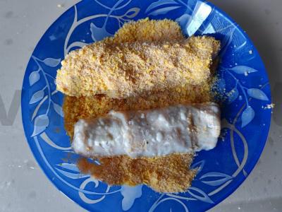 Kiaulienos ritinėliai traškioje paniravimo dangoje pietums Žingsnis 11