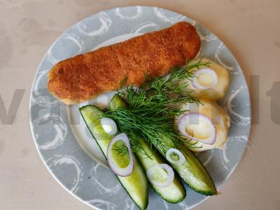 Kiaulienos ritinėliai traškioje paniravimo dangoje pietums Žingsnis 17