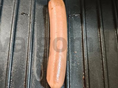 Karštas šuo su kvietiniais bandelėmis Žingsnis 1