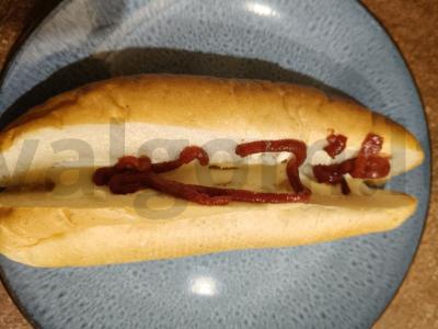 Karštas šuo su kvietiniais bandelėmis Žingsnis 3