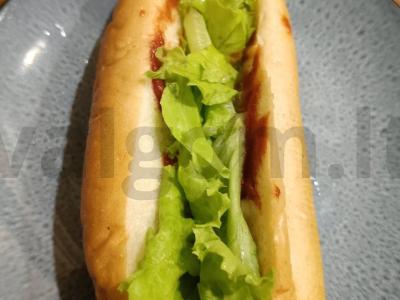 Karštas šuo su kvietiniais bandelėmis Žingsnis 4