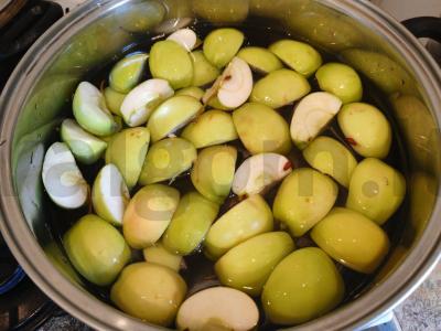 Gaivus vaisių kompotas su mėtomis Žingsnis 3