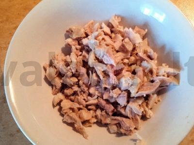 Tortilijų su vištiena ir grybais konvertai Žingsnis 6