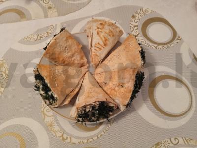 Tortilijų su vištiena ir grybais konvertai Žingsnis 11