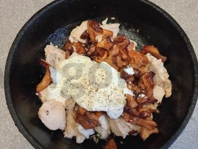 Šilauogės, keptos su kalakutienos filė po mocarela Žingsnis 4