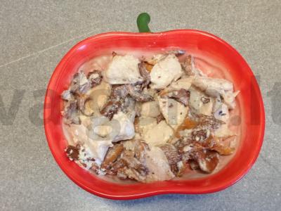 Šilauogės, keptos su kalakutienos filė po mocarela Žingsnis 6