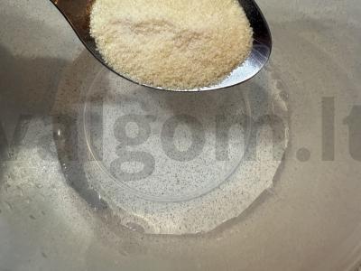 Labai skanus mangų ir kompotų želė Žingsnis 2