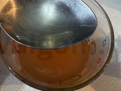 Labai skanus mangų ir kompotų želė Žingsnis 3