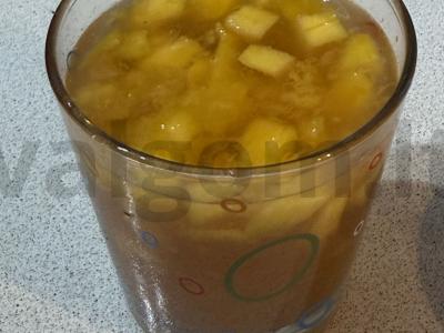Labai skanus mangų ir kompotų želė Žingsnis 6