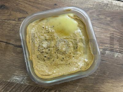 Švelnus vištienos kepenėlių paštetas su kiaušiniais pagrindine nuotrauka