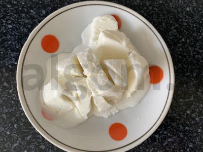 Desertas su ledais, vaisiais ir muesli Žingsnis 7