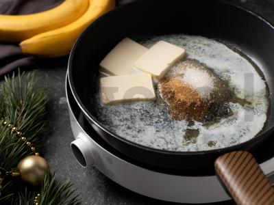 Kepti bananai Žingsnis 2