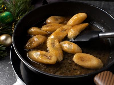 Kepti bananai Žingsnis 4