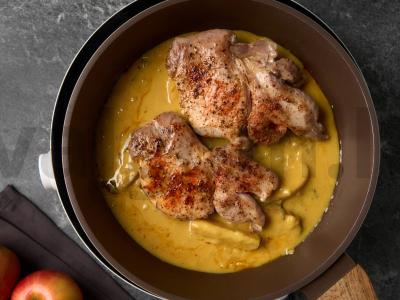 Troškinta kiauliena su obuoliais Žingsnis 6