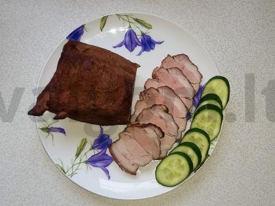 Virta-rūkyta šoninė garstyčių padaže pagrindine nuotrauka