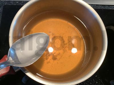 Džiovintų vaisių ir cukranendrių cukraus kisielius Žingsnis 4