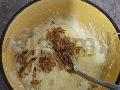 Vyniotiniai iš lavašo su bulvių koše Žingsnis 3