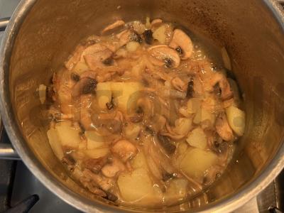 Grybų grietinėlės sriuba Žingsnis 3