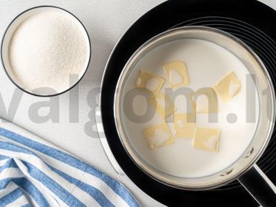 Riešutų ritinys Žingsnis 1