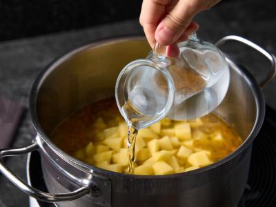 Sūrio sriuba su lašiša Žingsnis 3