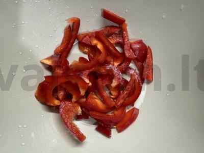 Salotas su rukola ir vištienos filė Žingsnis 1