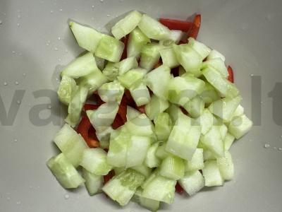 Salotas su rukola ir vištienos filė Žingsnis 2