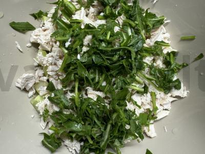 Salotas su rukola ir vištienos filė Žingsnis 6