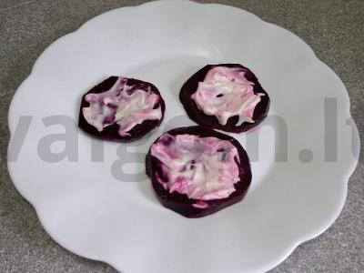 Burokėlių užkandis su silke per 15 minučių Žingsnis 2