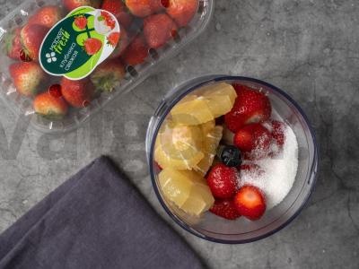 Namų braškių limonadas Žingsnis 2