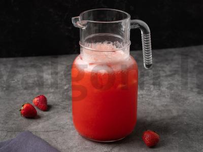 Namų braškių limonadas Žingsnis 4