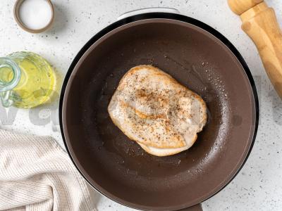 Kvinoja su vištiena ir daržovėmis Žingsnis 1