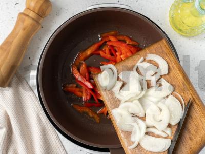 Kvinoja su vištiena ir daržovėmis Žingsnis 2