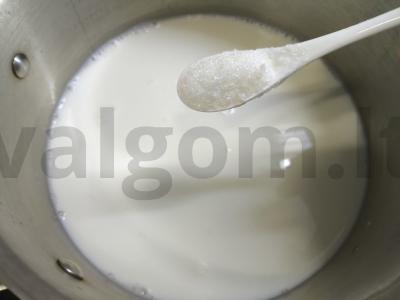 Pieninis vermišelių sriuba Žingsnis 2