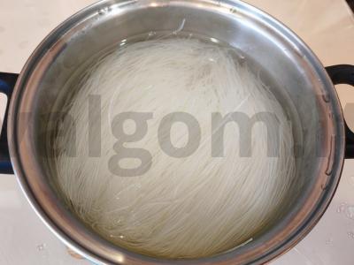 Funchosa su daržovėmis per 25 minutes Žingsnis 2