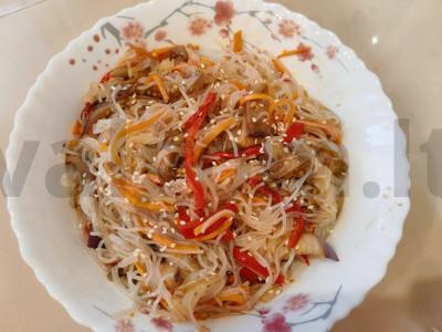 Funchosa su daržovėmis per 25 minutes Žingsnis 16