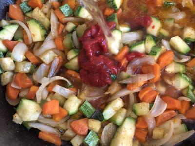 Kalakutienos kotletai su daržovėmis Žingsnis 6